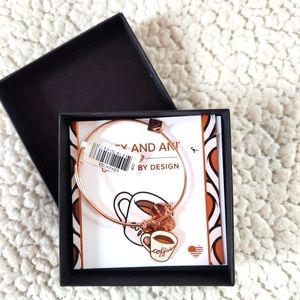 NWT Alex and Ani Coffee Cup Bracelet